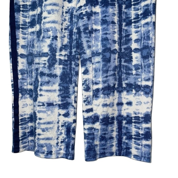 Lucky Brand pajama set pants tank top tie dye blue white soft lounge medium - Picture 4 of 8